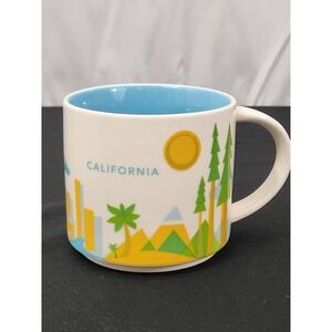 Starbucks CALIFORNIA Coffee Mug You are Here Coffee Global City 14Oz Cup Travel